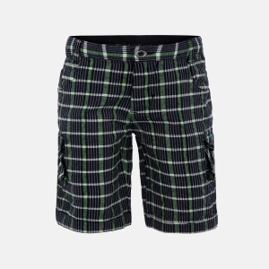 Midnight Blue Check Cotton Pant